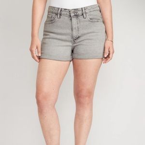 Old navy gray size 12 distressed short shorts never worn with tags